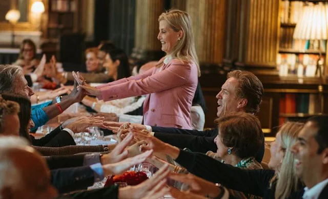 The Countess of Wessex attended a charity lunch at Reform Club in London hosted by the Oscar Foundation