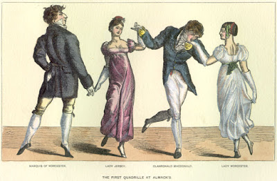 The first quadrille at Almack's from The Reminiscences and Recollections of Captain Gronow (1889)