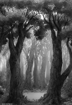 The Art Of Elsa Garagarza Avatar Finale Mysterious Island Forest