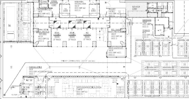 Floor plan showing third underground floor