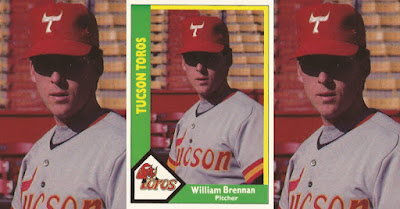 William Brennan 1990 Tucson Toros card