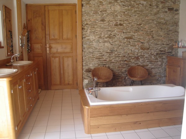 Salle de bain bois 