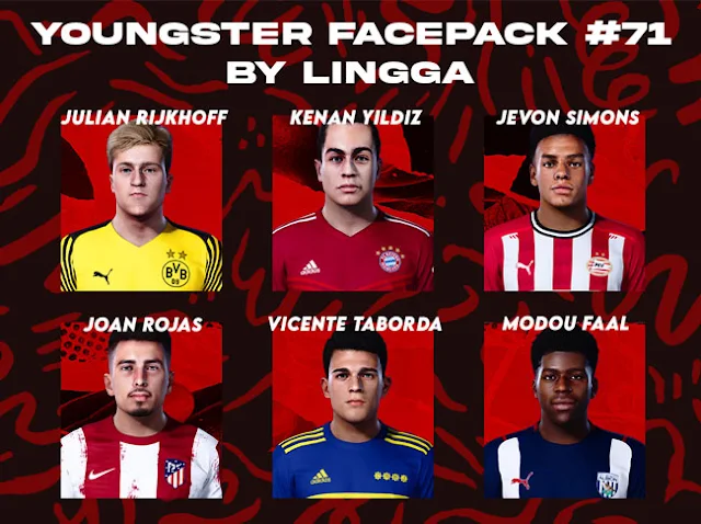 Youngster Facepack V71 For eFootball PES 2021