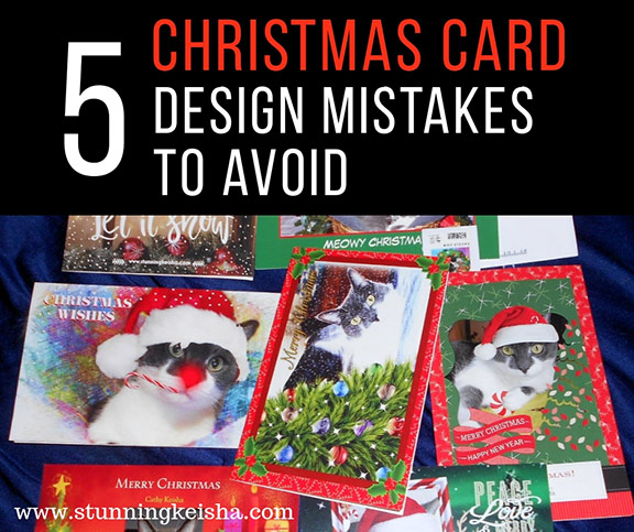 5 Christmas Card Design Mistakes to Avoid