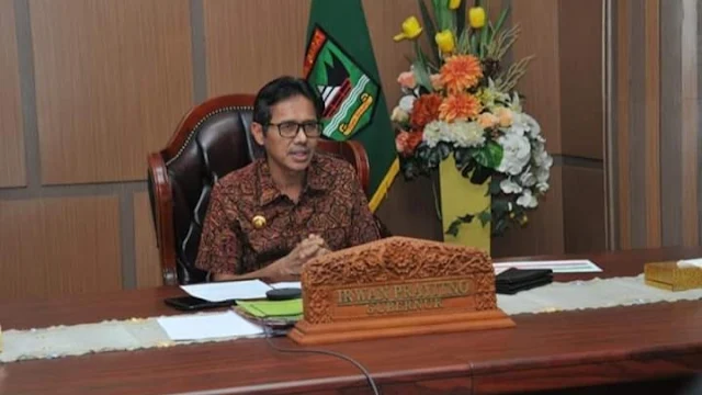 Foto: Gubernur Sumbar, Irwan Prayitno. Bertambah 9 Kasus, 429 Orang Warga Sumbar Positif.