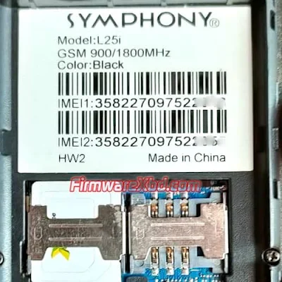 Symphony L25i HW2 Flash File SC6531E