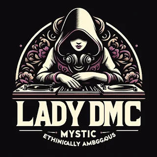 Logo theme - djette dj Lady woman girl Fille femme dmc mystic princess princesse féminise