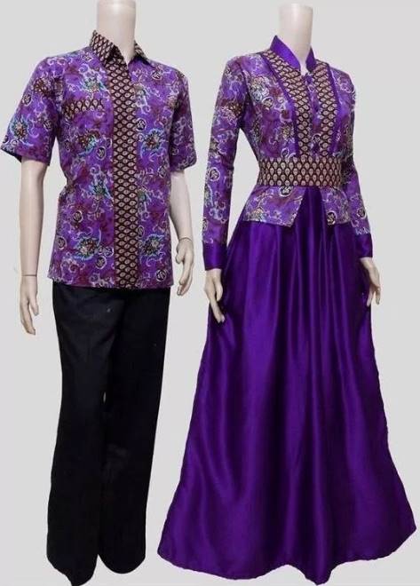 10 Model Baju Batik Sarimbit Modern Terbaru 2018
