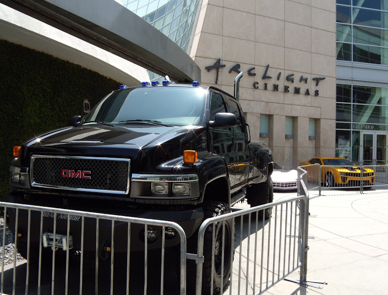 Transformers 2 Autobot vehicles at ArcLight Hollywood