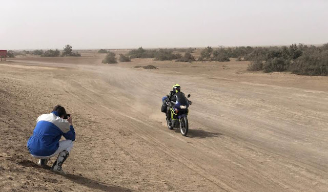 Road to Dakar con la Africa Twin. 