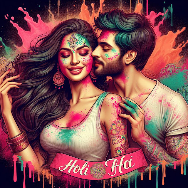 Holi paint the canvas of life, May the warmth of our bond brighten every strife. With splashes of laughter and sprinkles of cheer