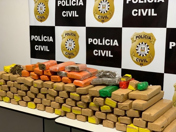 Esquema de entrega de drogas é desarticulado na região metropolitana e apreende 97,5 kg de maconha