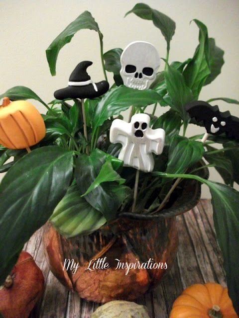 Decorazioni in gesso per Halloween - con zucche 3 - My Little Inspirations