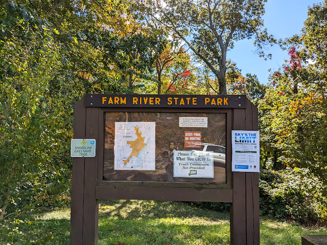 Farm River State Park signage