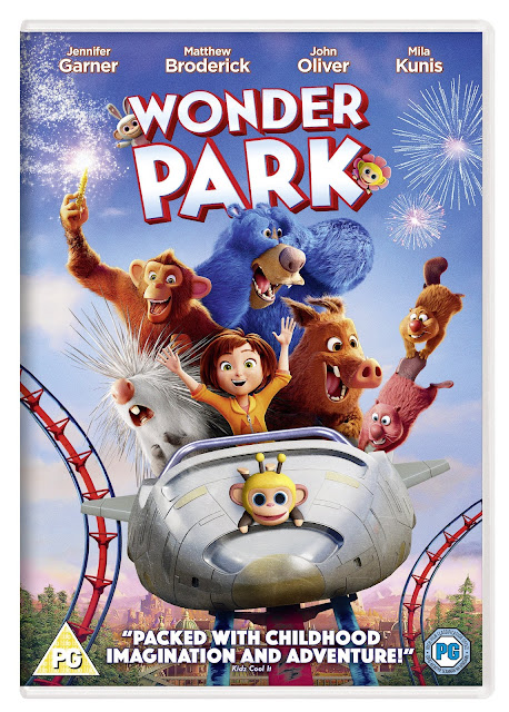 Wonder Park (PG) Family Movie Review and DVD Giveaway pack shot with lots of smiling animated animals