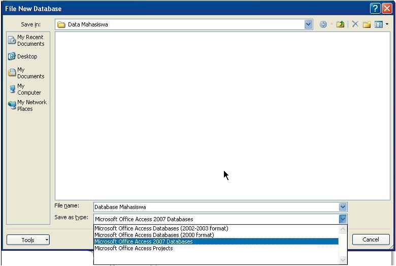 Insert,delete,cari,update Database Access Menggunakan C# 