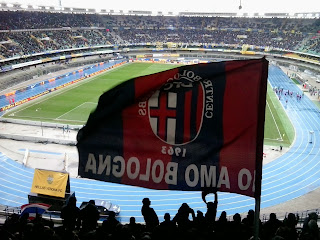 Immagine stadio Bentegodi prima dell'ingresso delle squadre (Verona-Bologna 0-0, 2013/14)