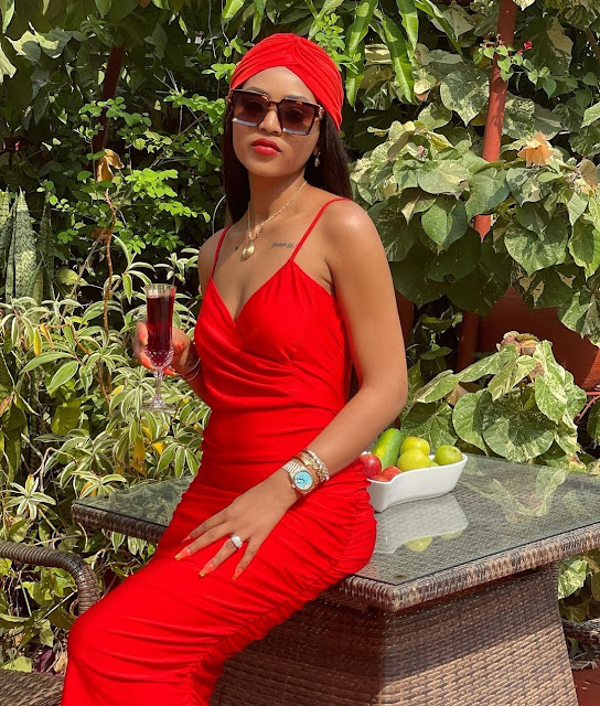 Lady In Red! Regina Daniels Slays In All Red As She Drops New Week Motivation