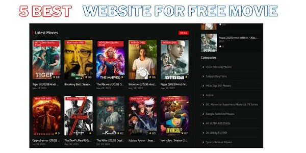 Top 5 Best Free Movie Downloading Websites.