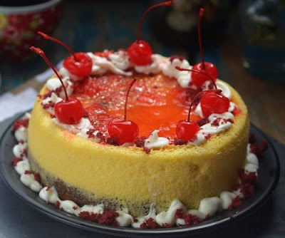  kali ini kami akan berbagai resep menarik menggenai membuat anek sajian kue Resep Red Velvet Cheesecake Ala Restoran
