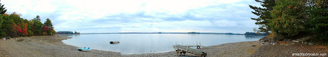 Panorámica del Lago Graham en Maine