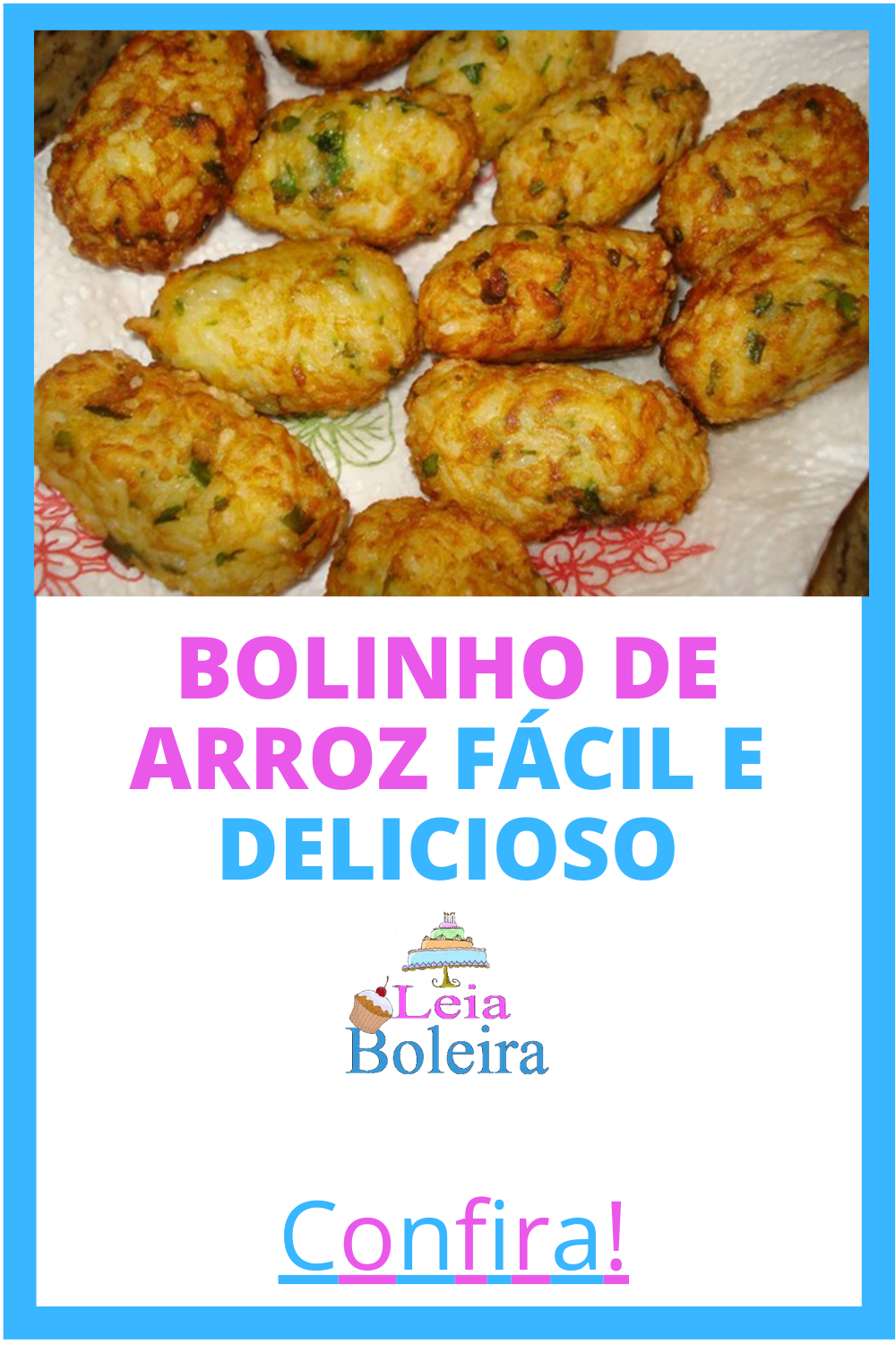 BOLINHO DE ARROZ FÁCIL E DELICIOSO