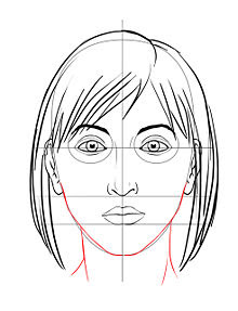 How to draw a Face - step 9