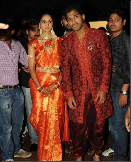 Allu Arjun Sneha Reddy wedding reception pictures12