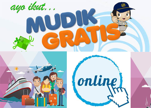 Pendaftaran Mudik Gratis 2016  Melalui Online