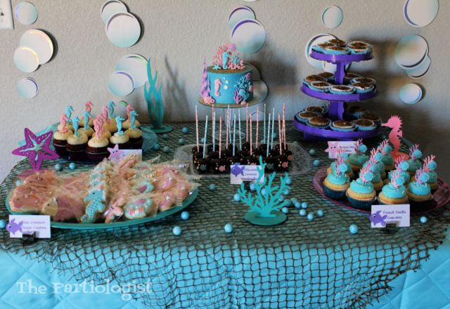 The Partiologist: Under the Sea 1st Birthday Smash Cake!