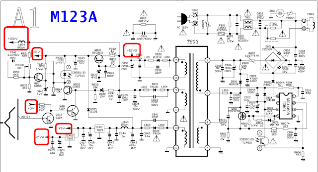 Fuente chasis M123A