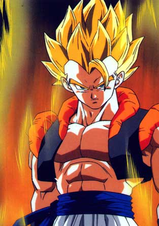 DragonBall GT Goku & Vegeta Fuse ~ Gogeta SSJ4  - imagenes de dragon ball z goku ssj4