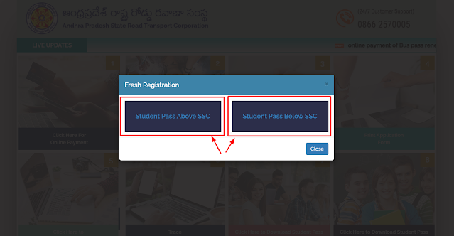 Student pass above SSC