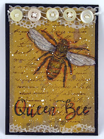 Darkroom Door Buzzing Bees Rubber Stamp Set 