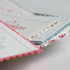 Event Planner Business Cards - Ribbon Style Letterpress Business Card | JukeBoxPrint.com - Personalise this event planning & entertainment folded business card by adding personal text, an image or logo to this event rentals template.