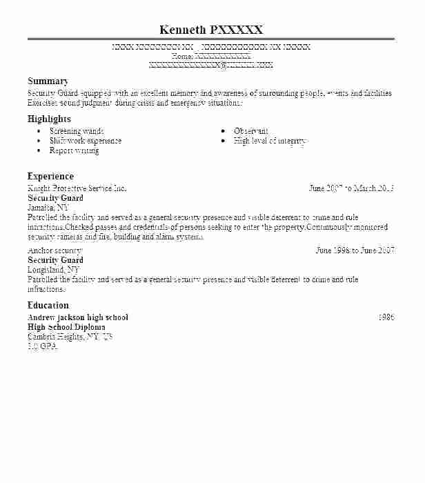 security guard resume example security guard resume example ideas coll design inspiration property security officer resume good objective for security guard resume 2019
