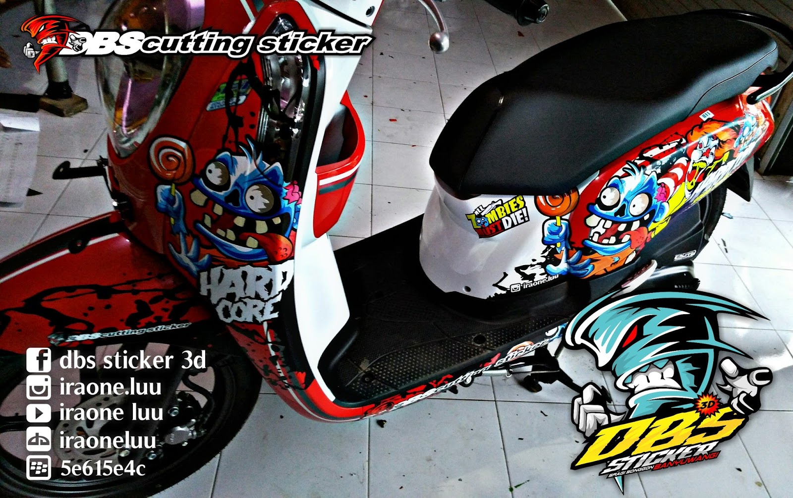 Download Ide Modifikasi Motor Scoopy Stiker Terbaru Dan Terlengkap