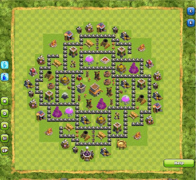 Base WAR Town Hall 6-10 Terbaik Di CLASH OF CLANS.