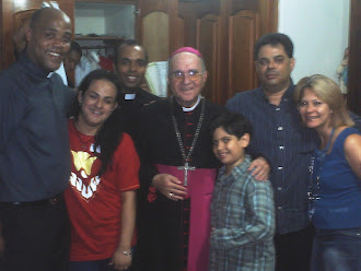 COM O ARCEBISPO DE NITERÓI - DOM  ALANO