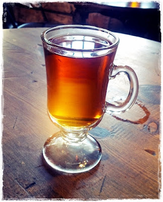 glass of mulled cider