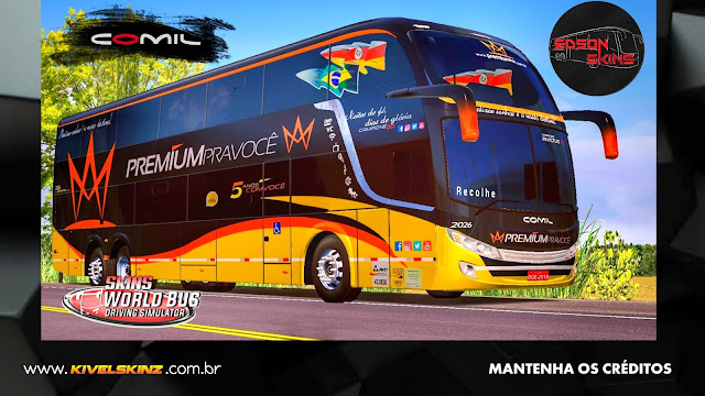 COMIL CAMPIONE INVICTUS DD - VIAÇÃO PREMIUM TURISMO 50 ANOS