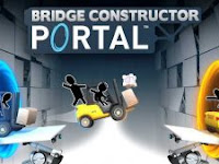 Download Bridge Constructor Portal MOD APK + DATA Versi 1.0 for Android Full HACK Terbaru 2018 Gratis