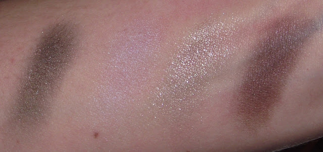 Autograph By M&S Pure Colour Baked Quad Eyeshadow Review - Purple Mix Swatch