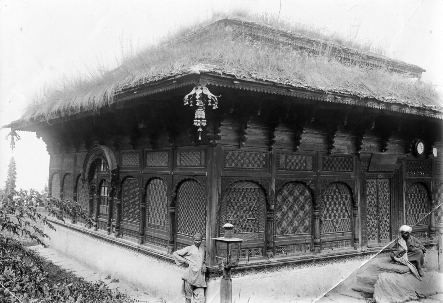 Roza Bal (Rozabal) or Rouza Bal Shrine, Khanyar, Srinagar, Jammu & Kashmir, India | Rare & Old Vintage Photos (1880)