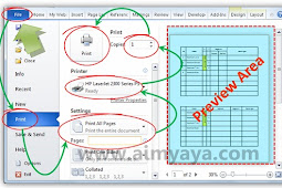 Cara Print Dokumen Ms Word 2010