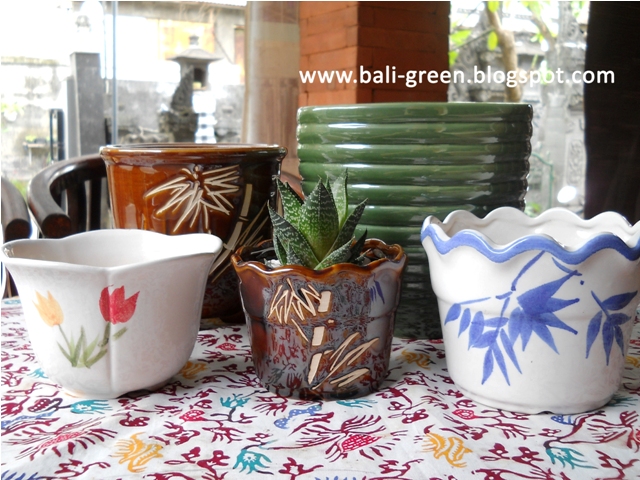 PUTRA GARDEN : Pot Keramik Tanaman Hias Murah di Denpasar Bali