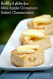 Gluten Free Baked Apple Cinnamon Cheesecakes Recipe