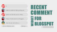 Tạo widget Recent Comment với avatar bo tròn tuyệt đẹp cho Blogspot