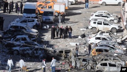 Bomb blast in Turkey Southeast