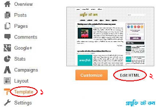 Blogger Template Edit